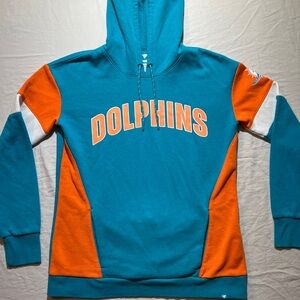 Fanatics Dolphins Kids Hoodie - Teal and Orange